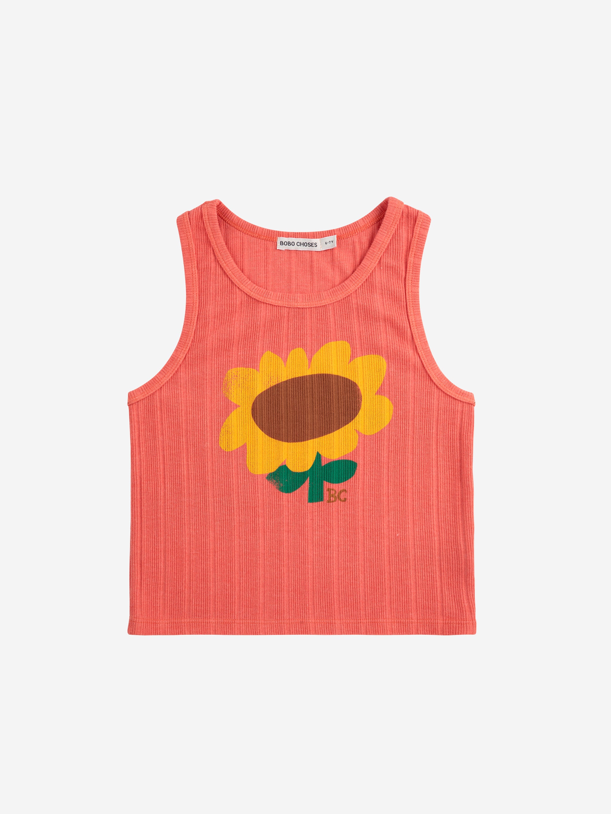 Bobo Choses Sunflower Tank Top - Red