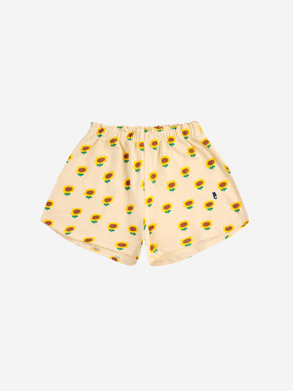 Bobo Choses Sunflowers All Over Shorts - Off White