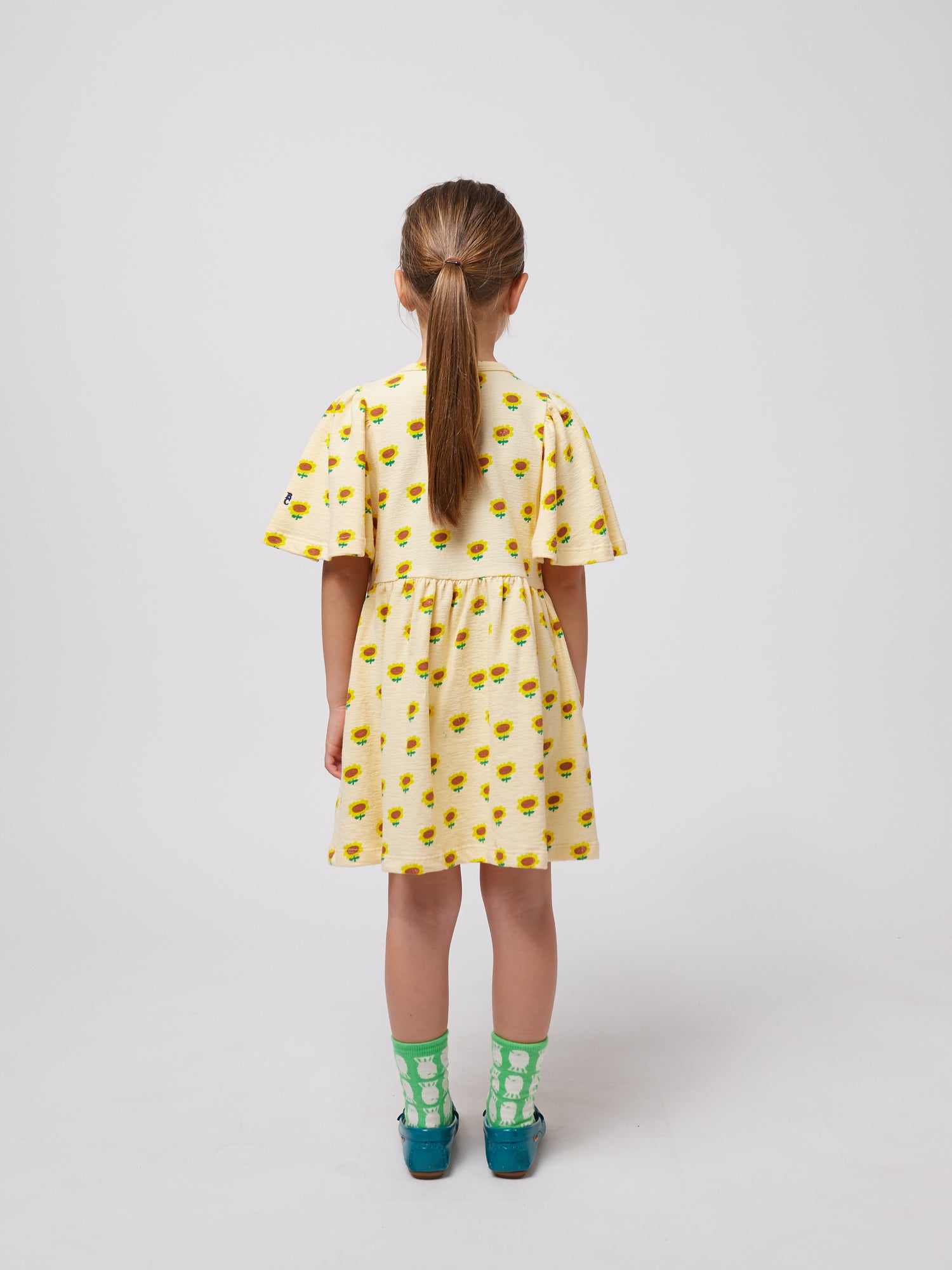 Bobo Choses Sunflower All Over Dress - Off White