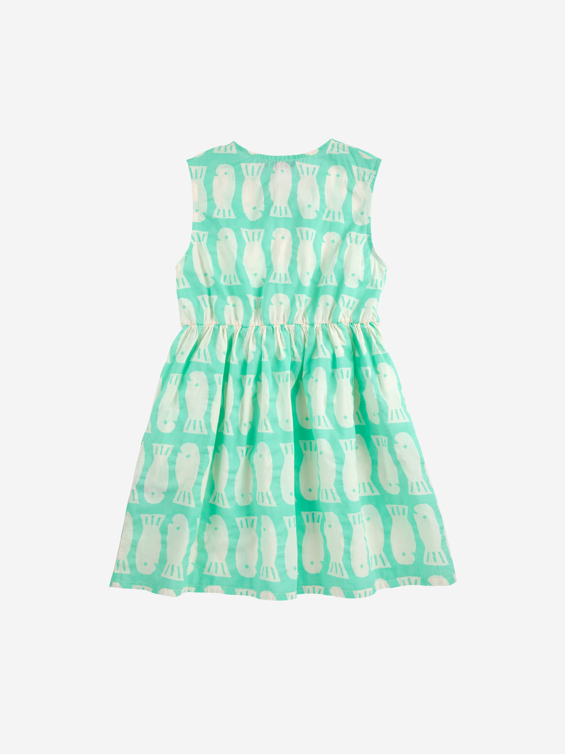 Bobo Choses Lucky Fish All Over Sleeveless Dress - Light Green