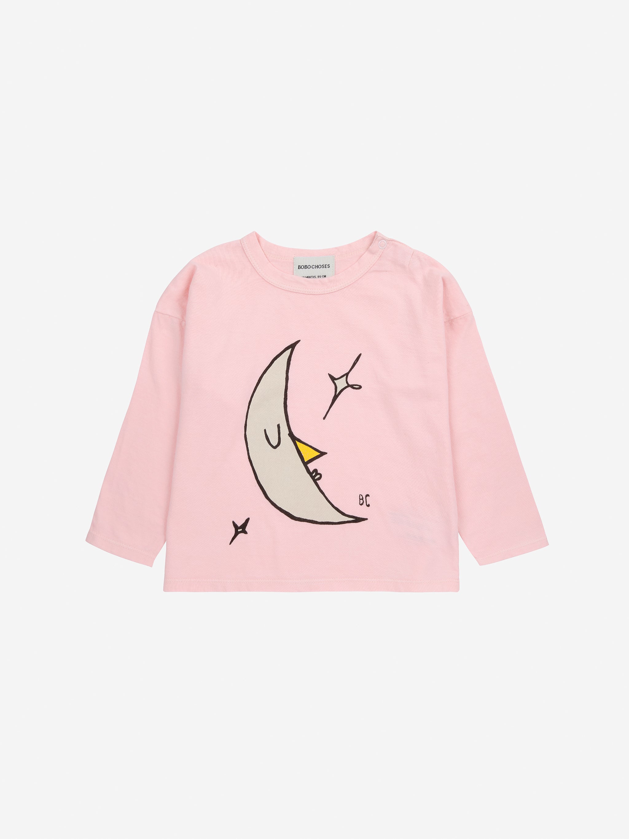 Bobo Choses Baby Beneath The Moon T-Shirt - Light Pink