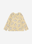 Bobo Choses Baby Freedom Bird All Over Collar T-shirt - Light Yellow