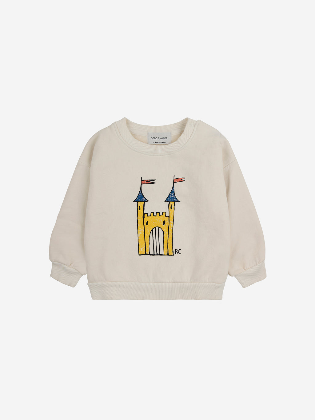 Bobo Choses Baby Faraway Castle Sweatshirt - Off White