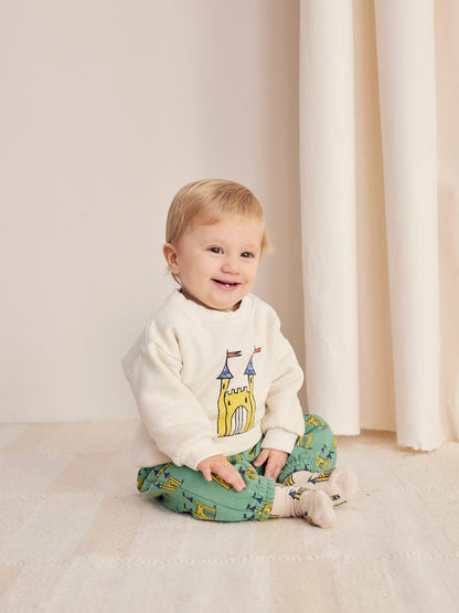 Bobo Choses Baby Faraway Castle Sweatshirt - Off White