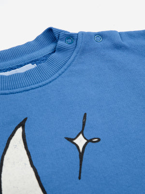 Bobo Choses Baby Beneath The Moon Sweatshirt - Blue