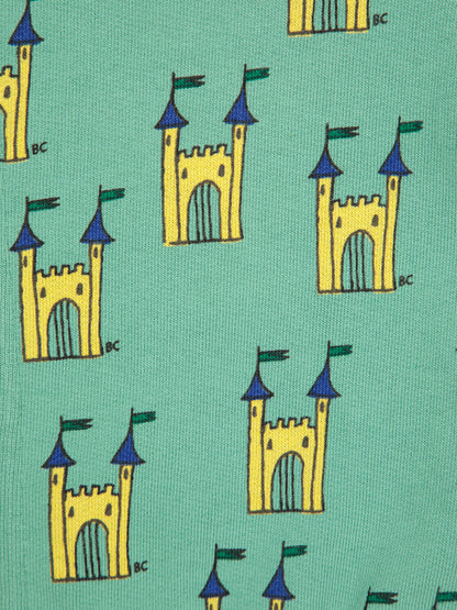 Bobo Choses Baby Faraway Castle All Over Zipped Sweatshirt - Green