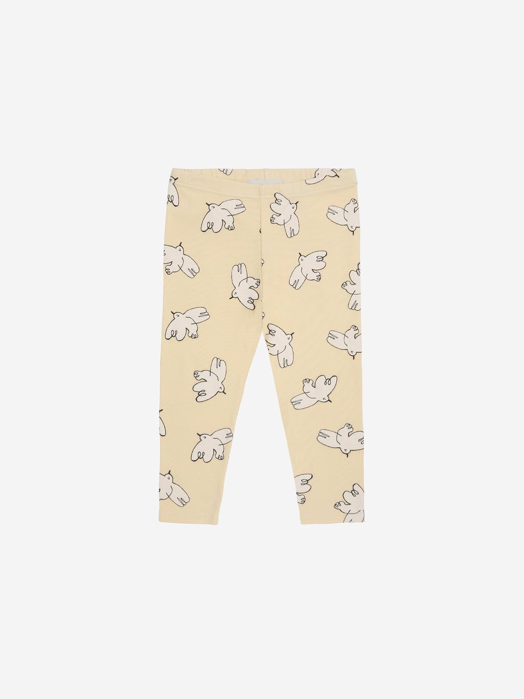 Bobo Choses Baby Freedom Bird All Over Leggings - Light Yellow