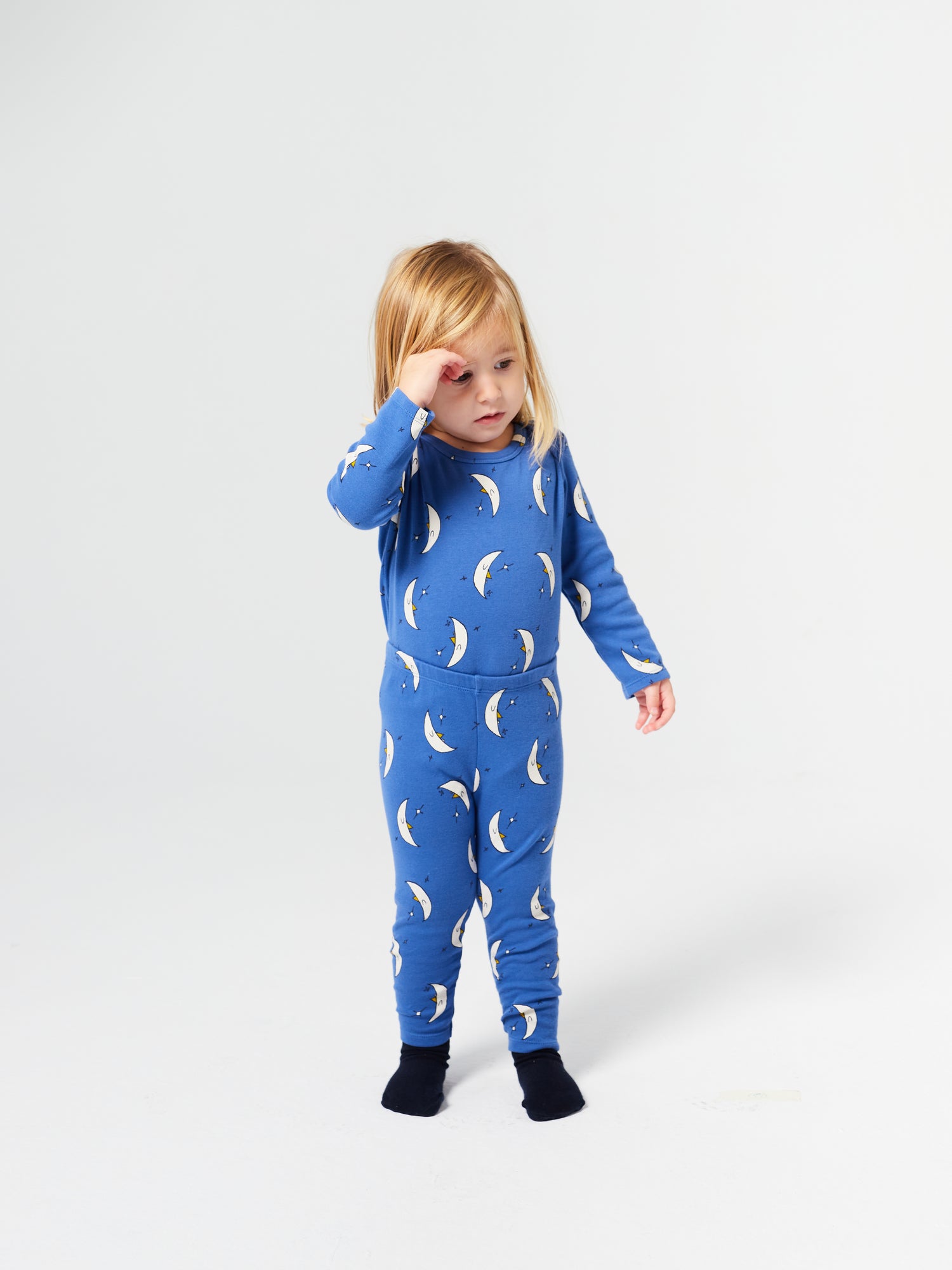 Bobo Choses Baby Beneath The Moon All Over Leggings - Blue