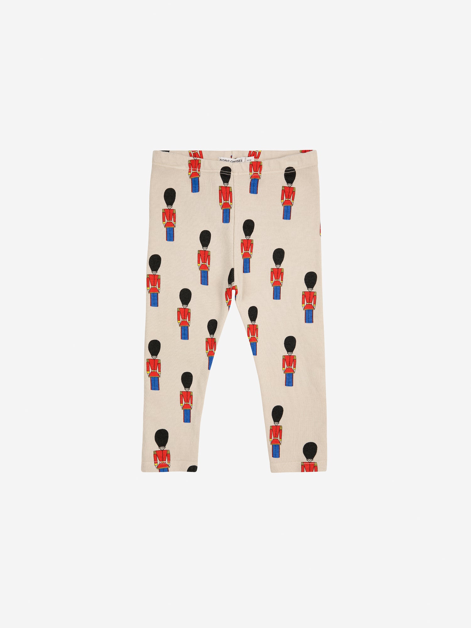 Bobo Choses Baby Little Tin Soldiers All Over Leggings - Off White