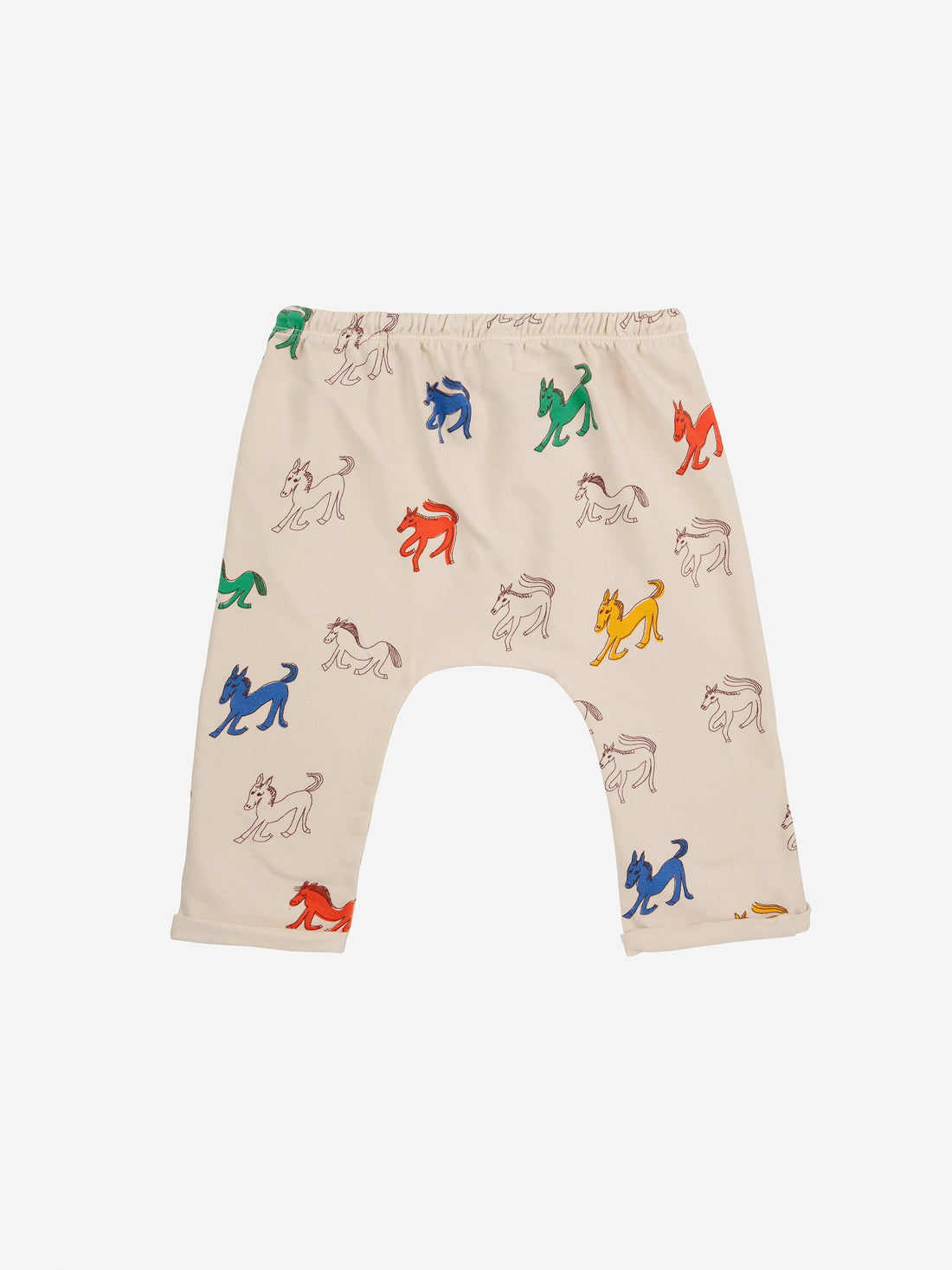 Bobo Choses Baby Wonder Horse All Over Harem Pants - Off White