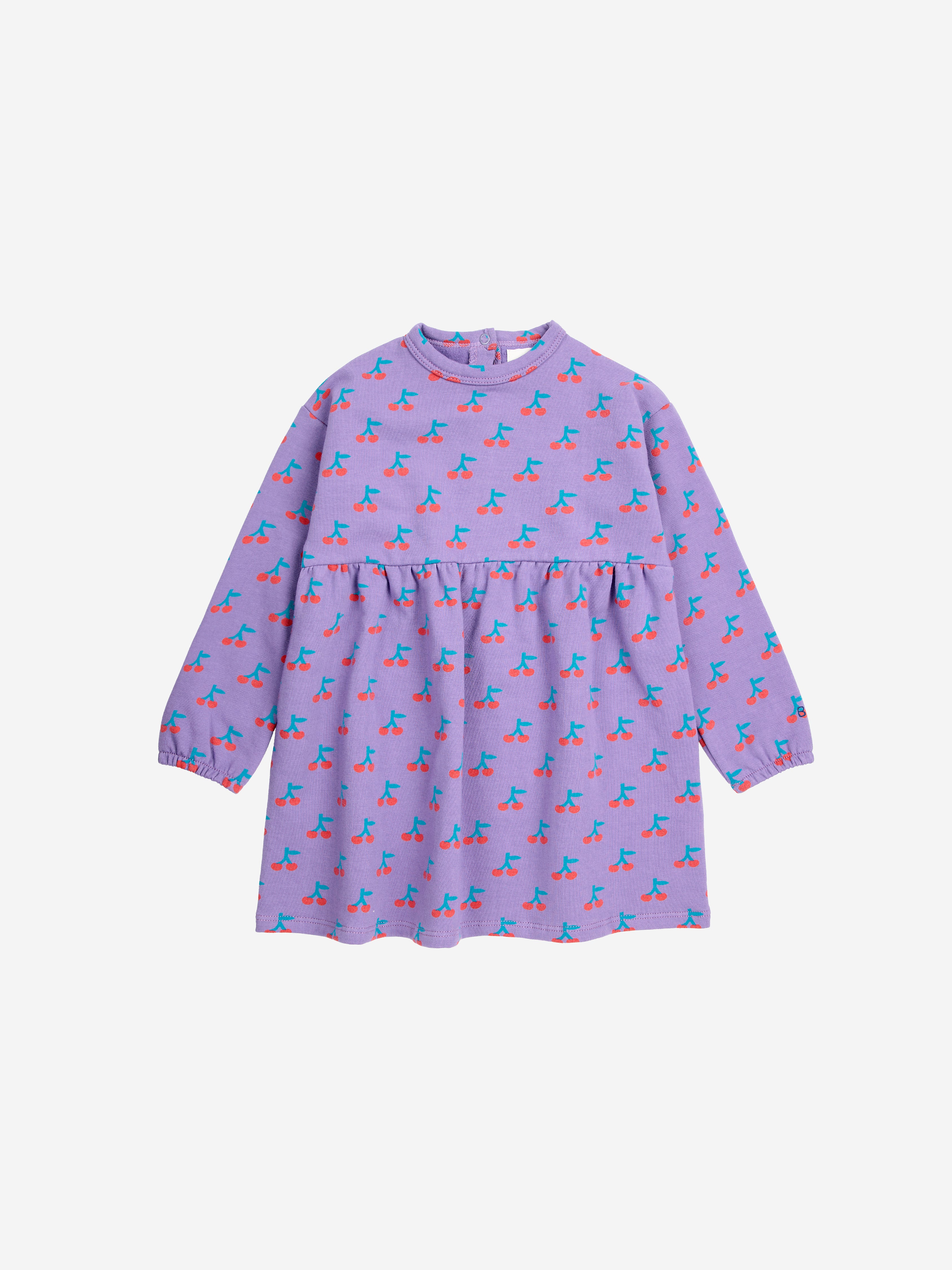 Bobo Choses Baby Cherry All Over Dress - Purple