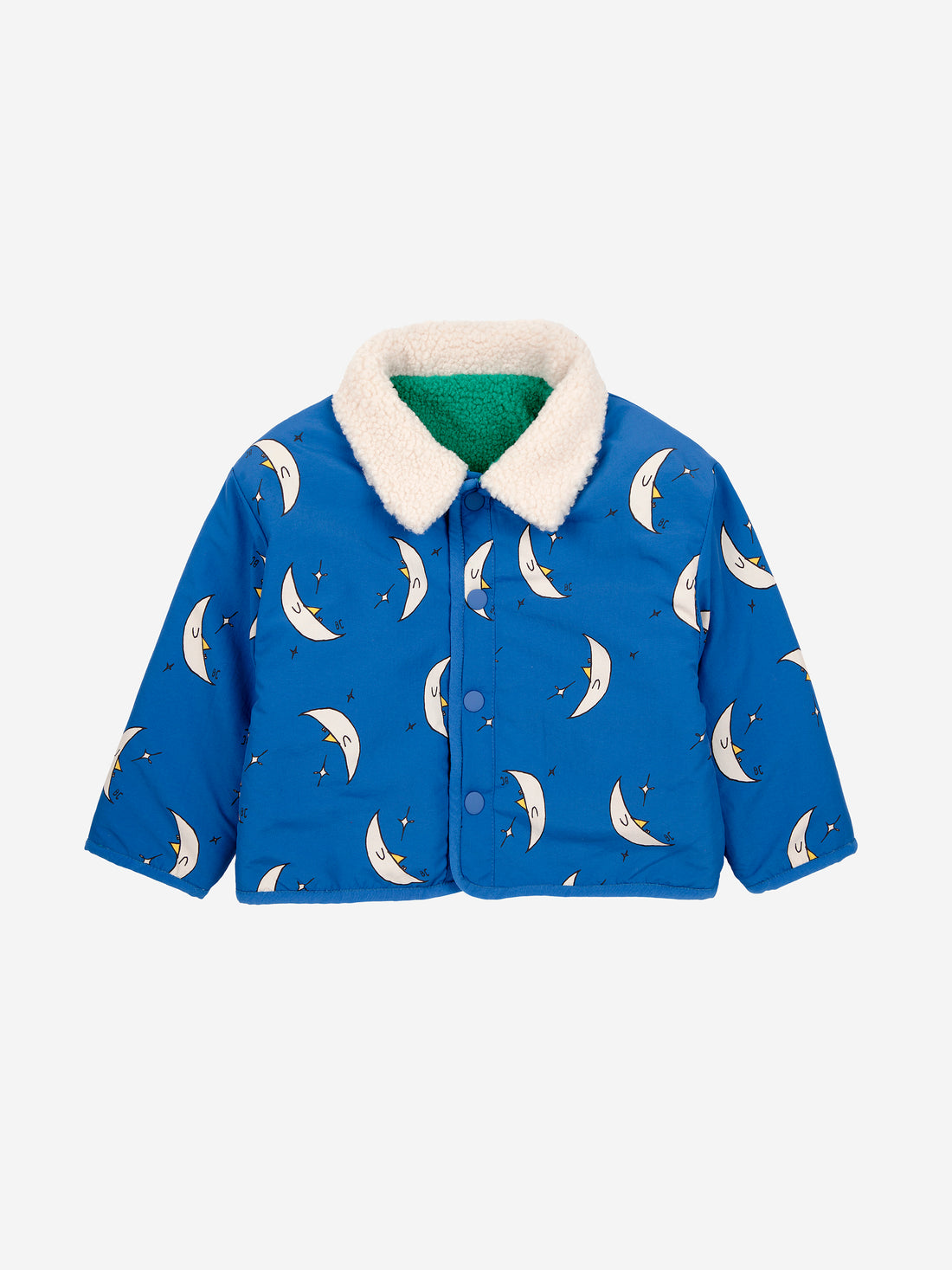 Bobo Choses Baby Beneath The Moon All Over Reversible Jacket - Blue