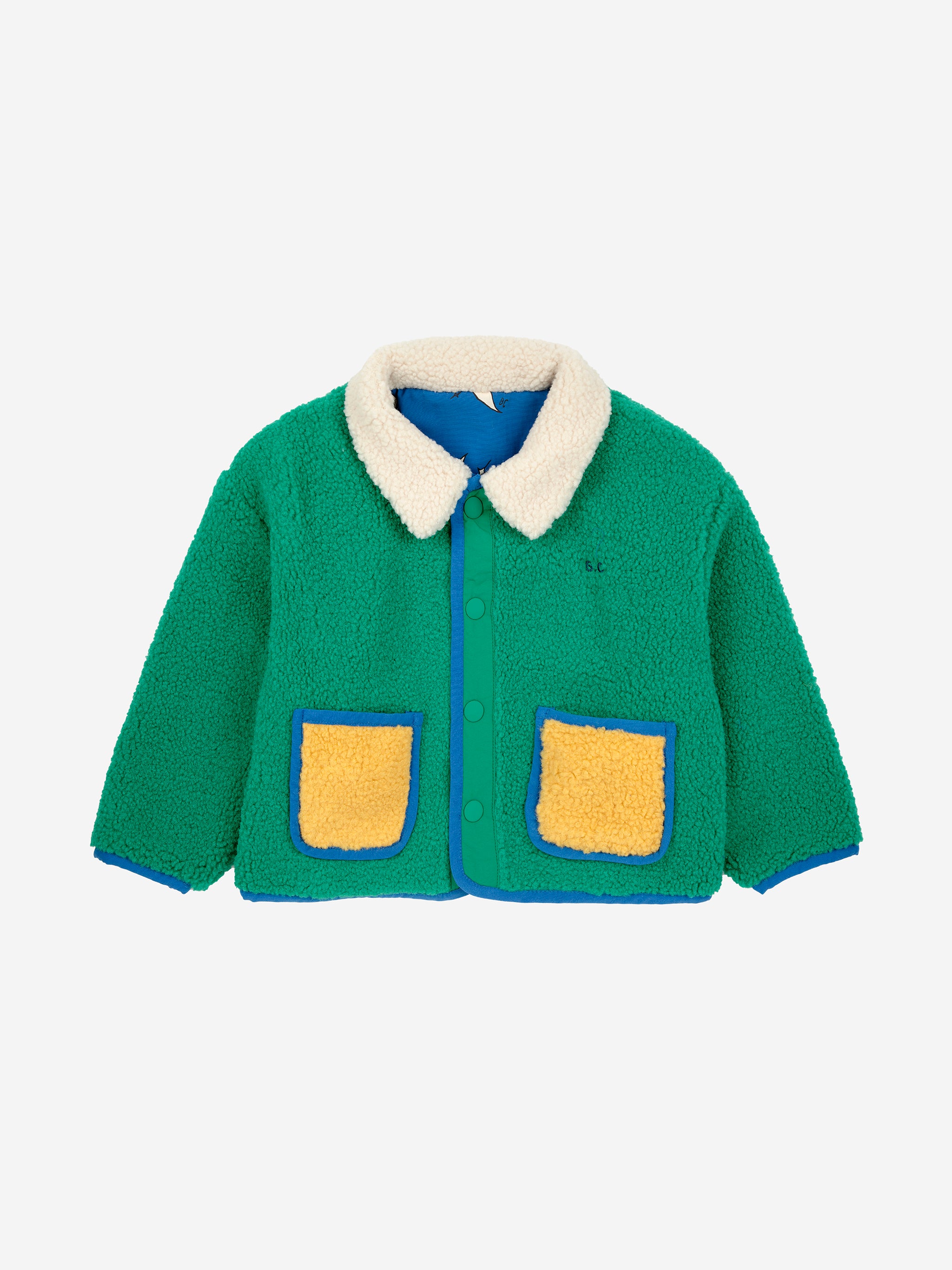 Bobo Choses Baby Beneath The Moon All Over Reversible Jacket - Blue