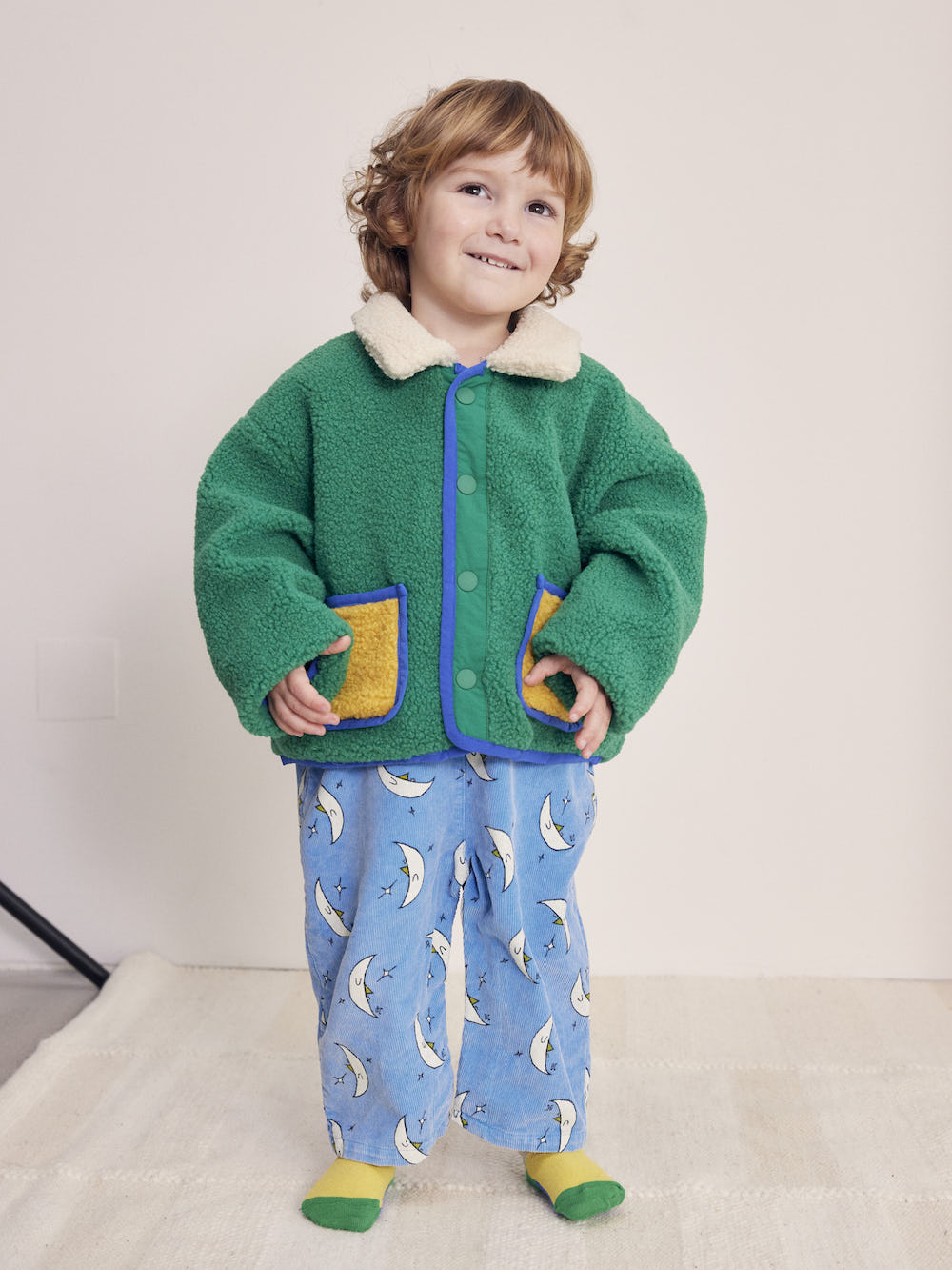 Bobo Choses Baby Beneath The Moon All Over Reversible Jacket - Blue