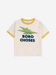 Bobo Choses Talking Crocodile T-shirt - White