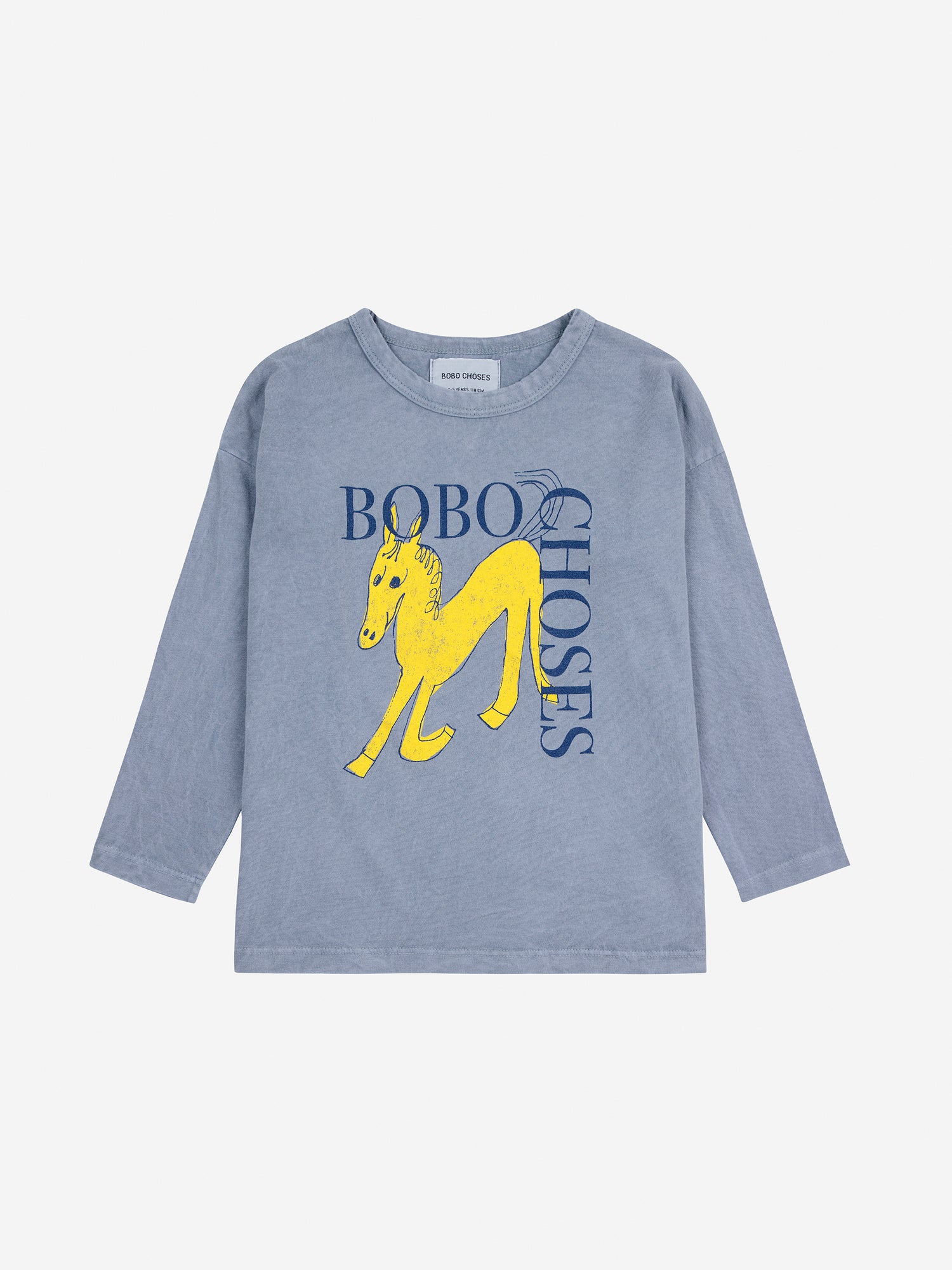 Bobo Choses Wonder Horse T-shirt - Grey