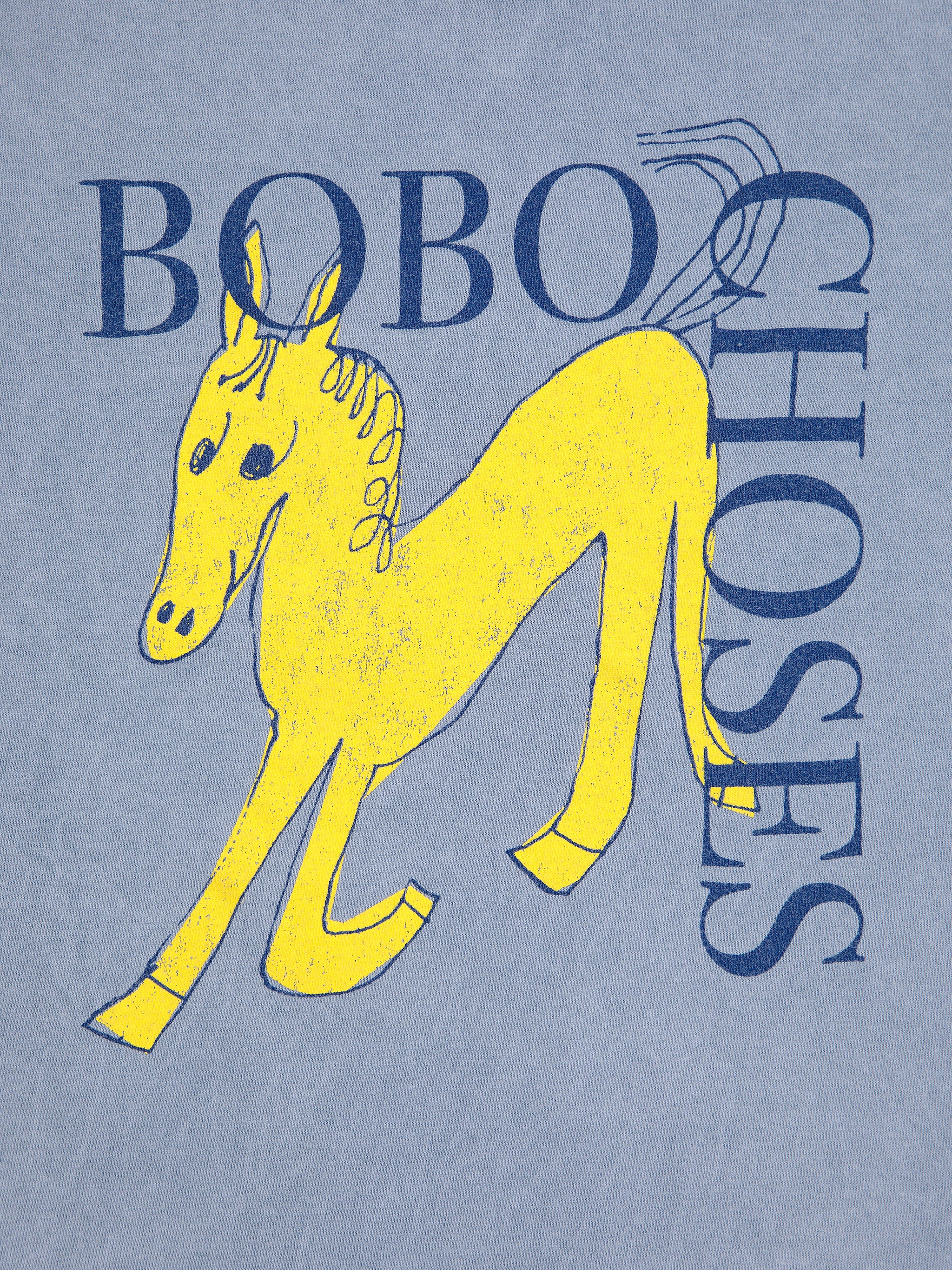 Bobo Choses Wonder Horse T-shirt - Grey