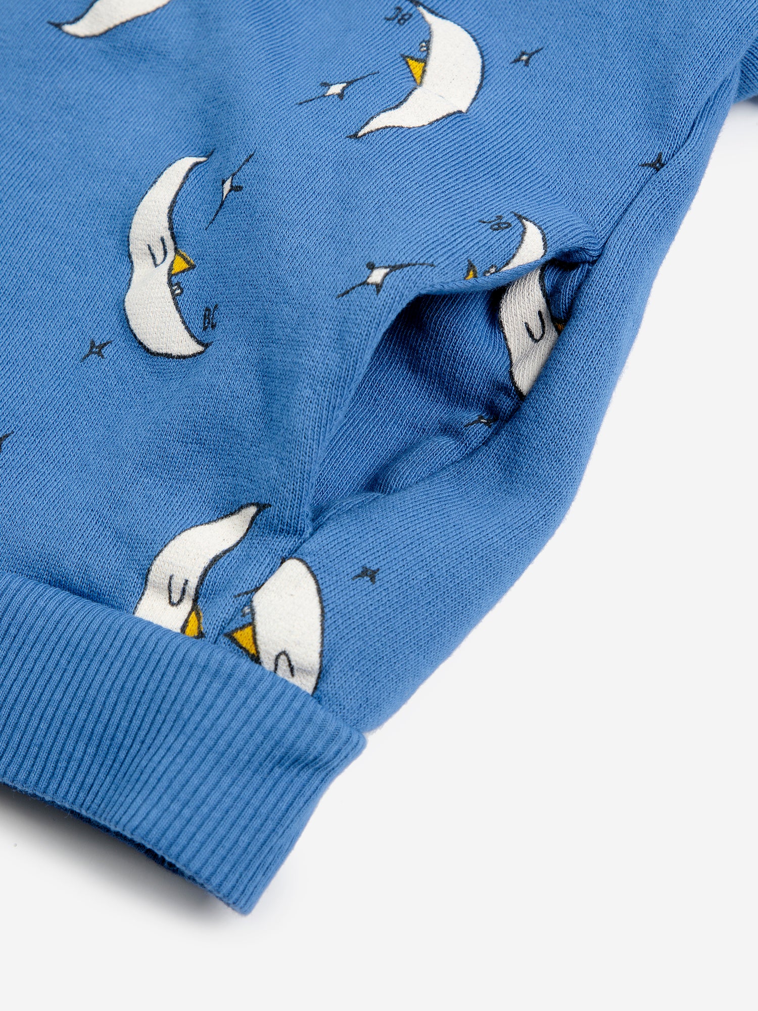 Bobo Choses Beneath The Moon All Over Zipped Hoodie - Blue