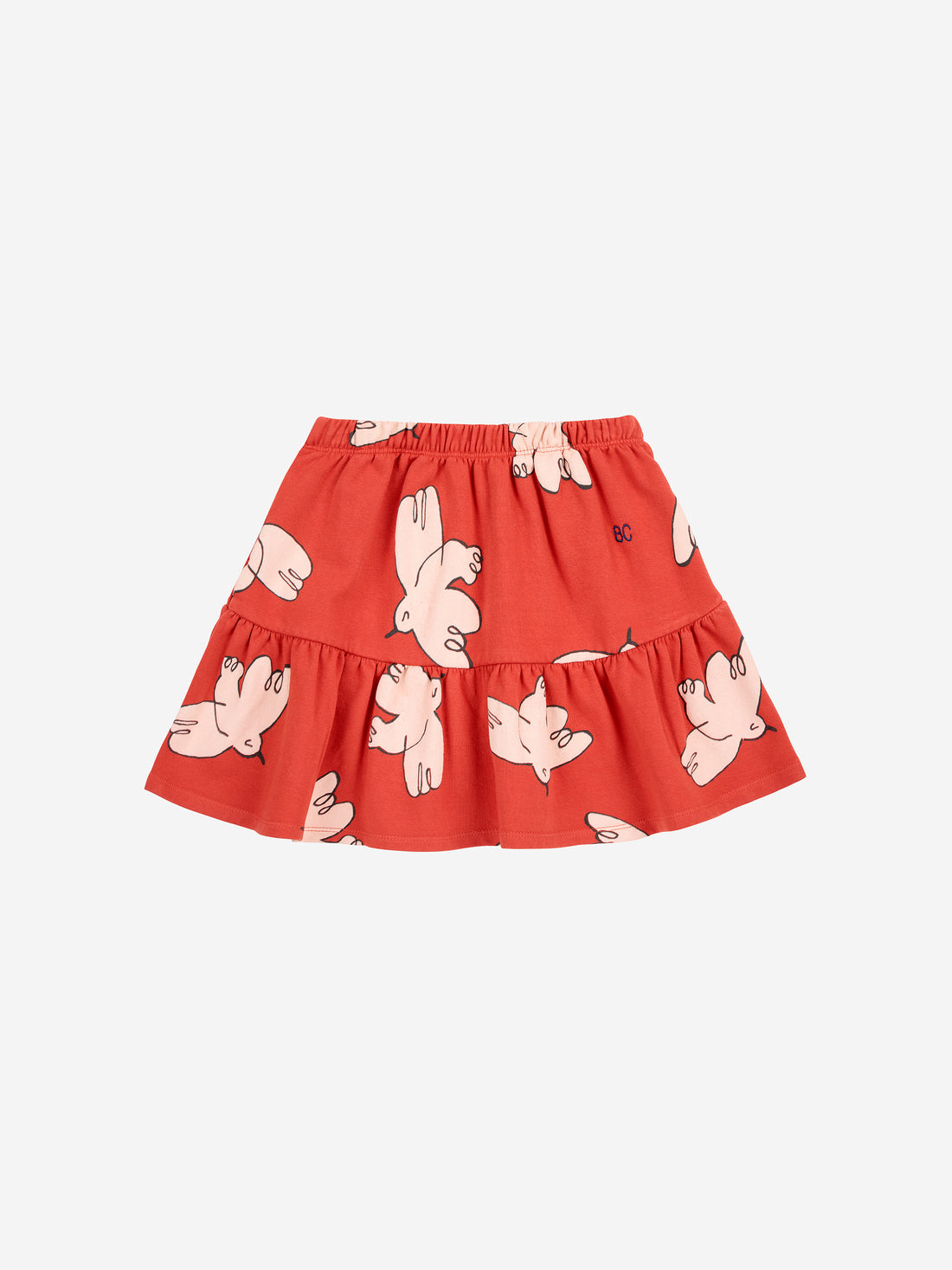 Bobo Choses Freedom Bird All Over Skirt - Red