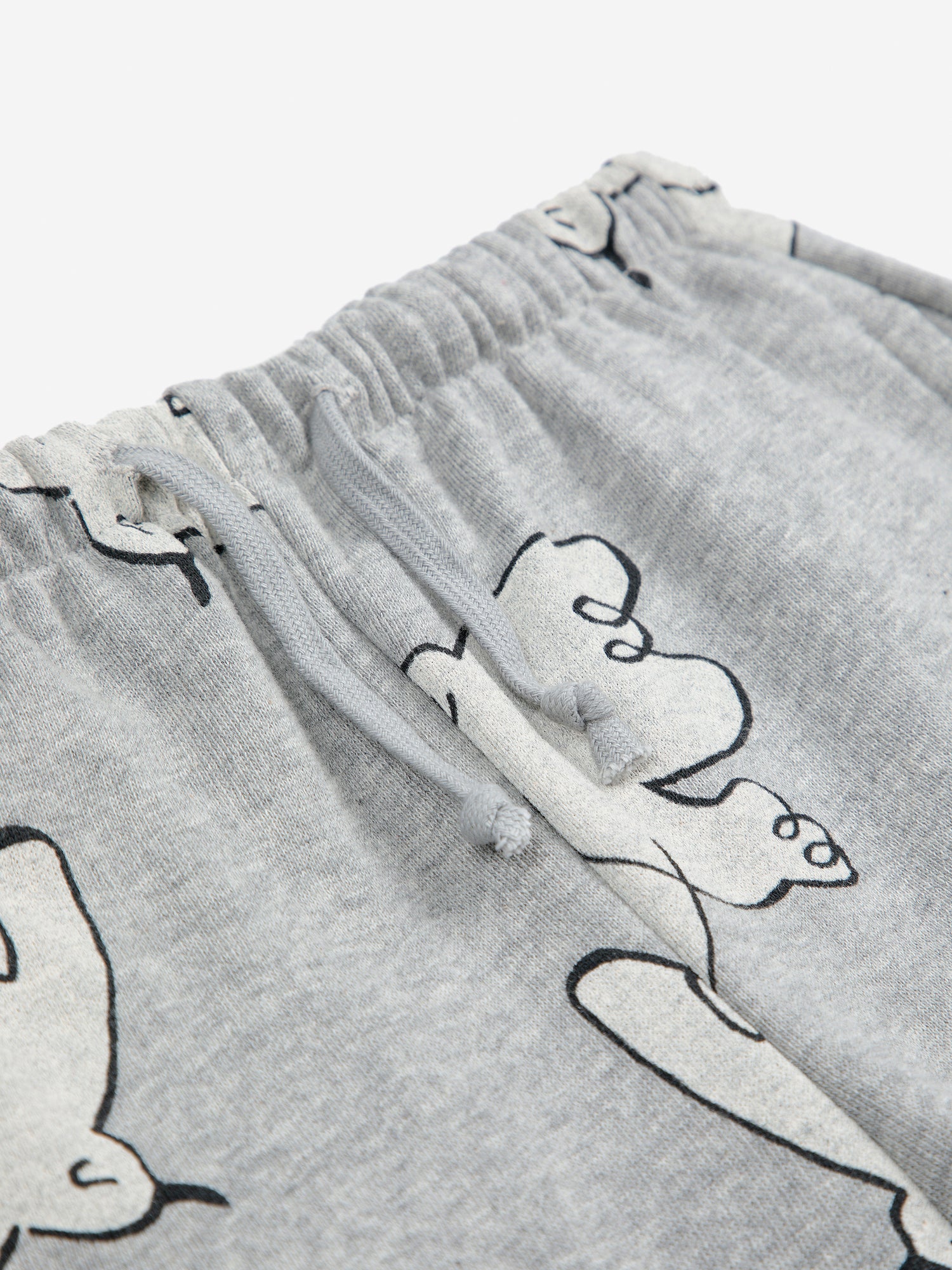 Bobo Choses Freedom Bird All Over Jogging Pants - Light Heather Grey