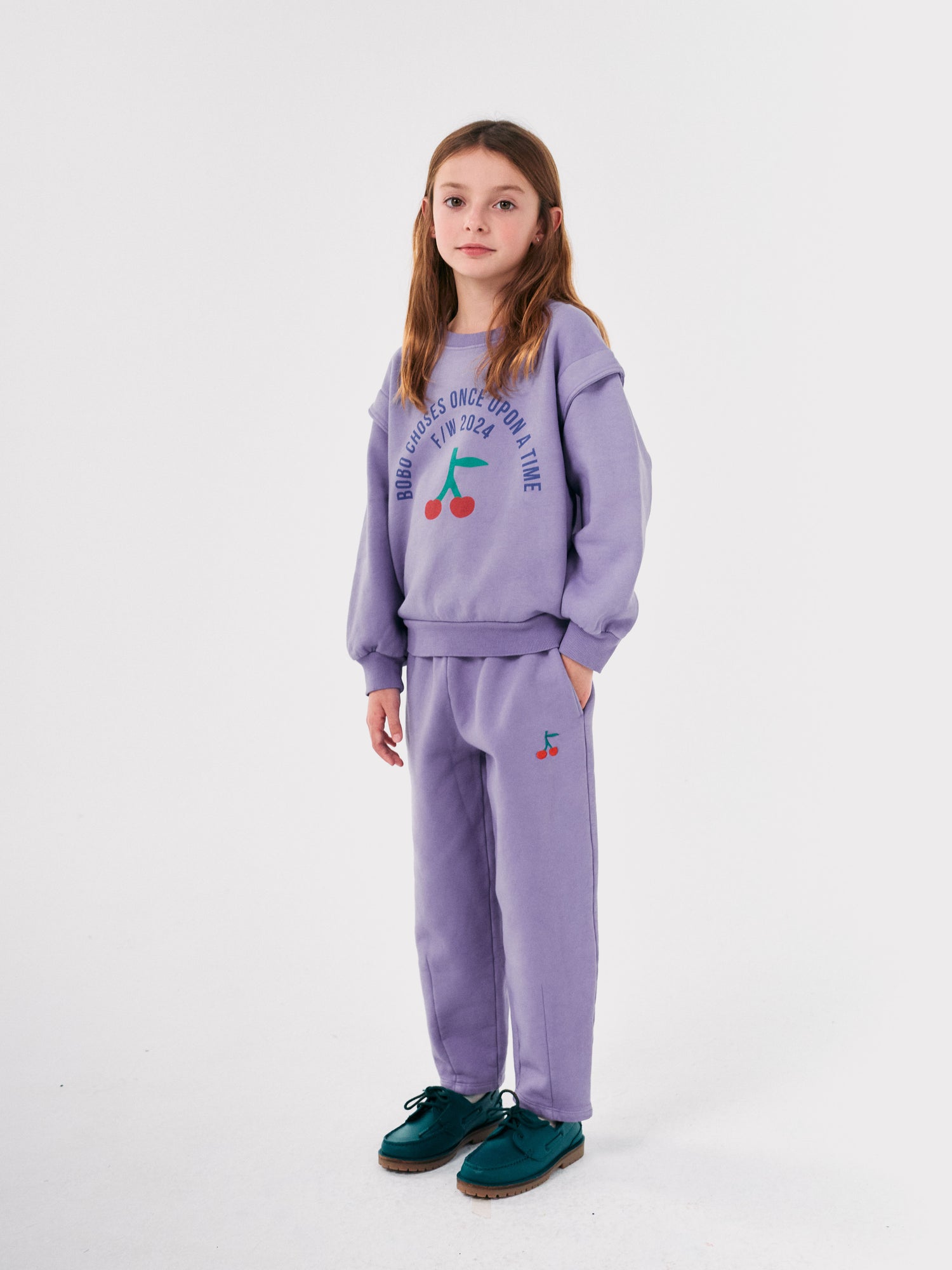 Bobo Choses Bobo Circle Sweatshirt - Lavender