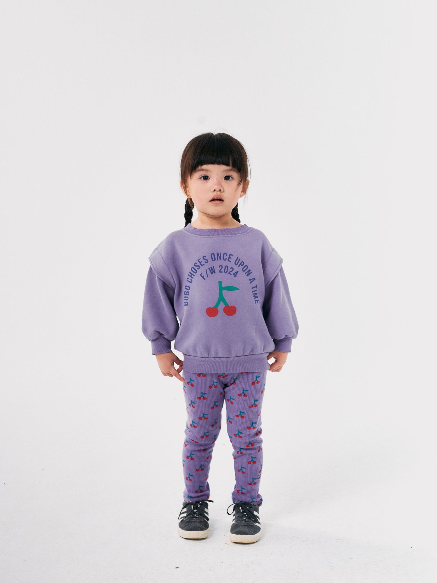 Bobo Choses Baby Cherry All Over Legging - Purple