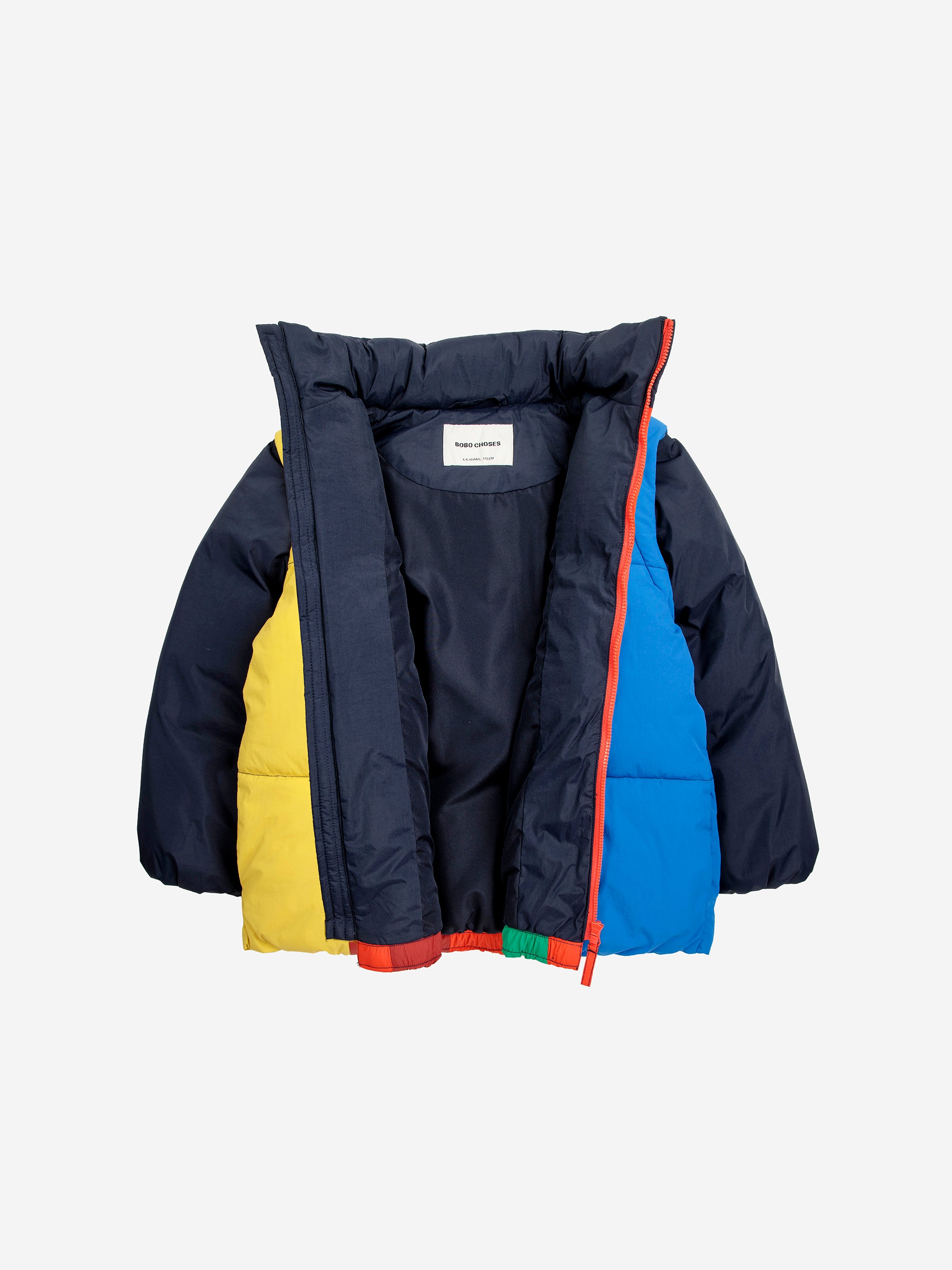 Bobo Choses Bobo Choses Color Block Padded Anorak - Multicolor