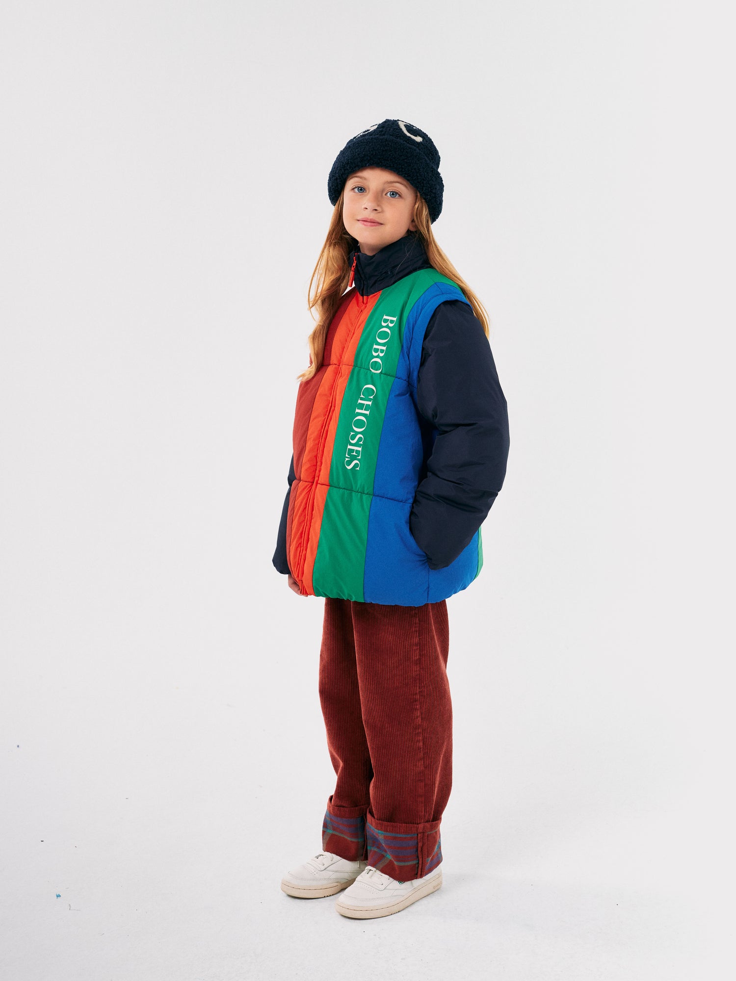 Bobo Choses Bobo Choses Color Block Padded Anorak - Multicolor