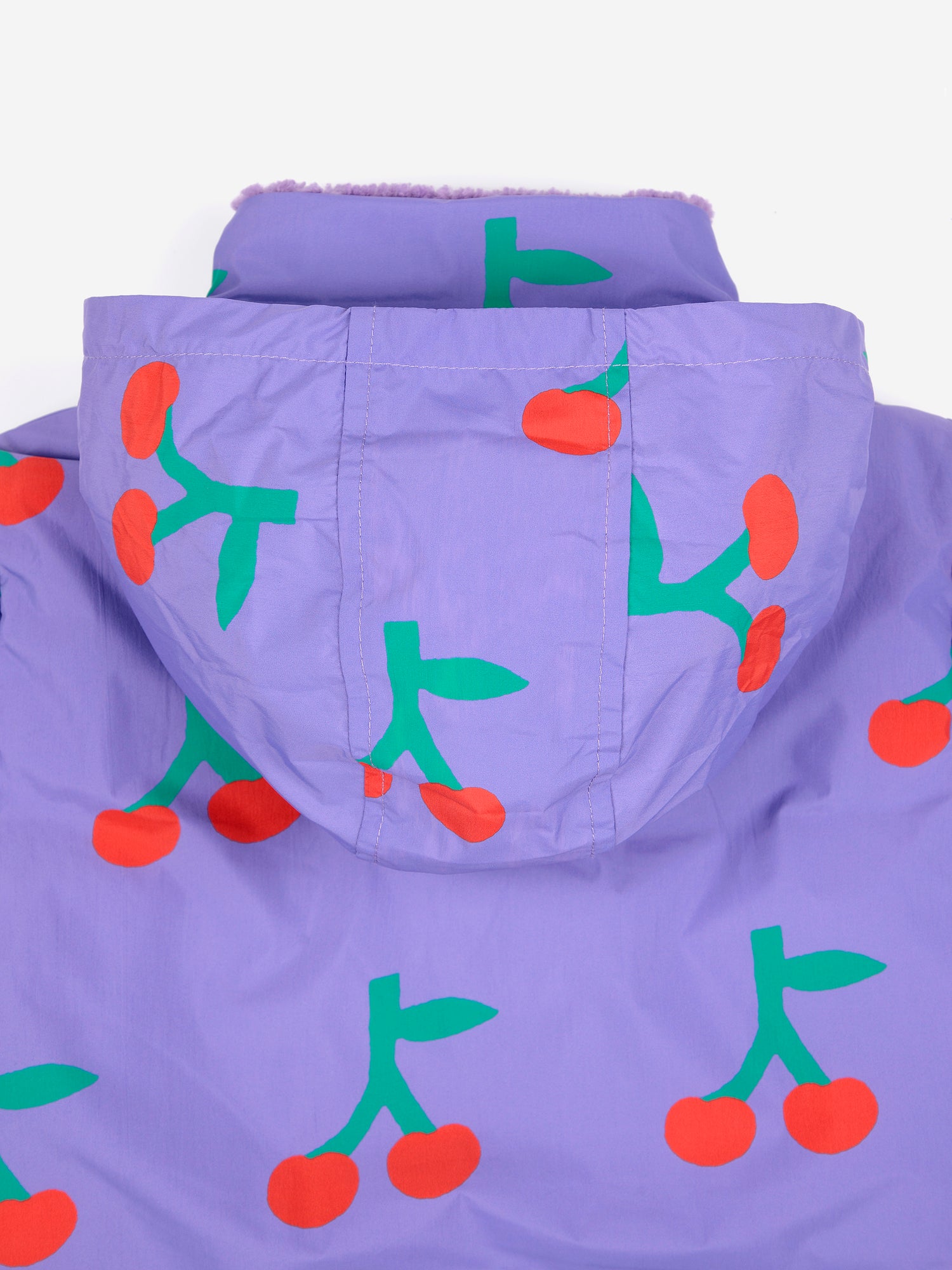 Bobo Choses Bobo Cherry All Over Anorak - Lavender