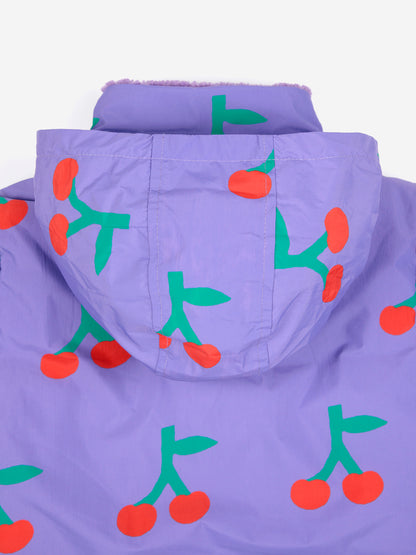 Bobo Choses Bobo Cherry All Over Anorak - Lavender