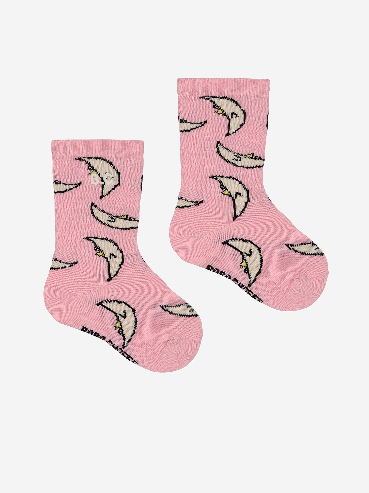 Bobo Choses Baby Beneath The Moon All Over Long Socks - Pink