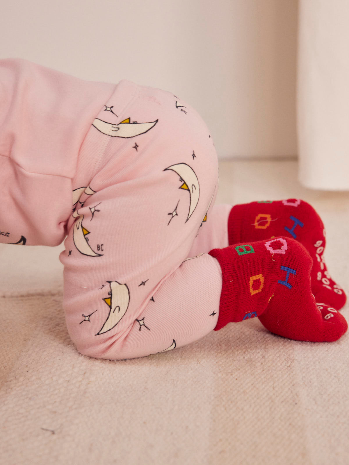 Bobo Choses Baby Beneath The Moon Leggings - Light Pink