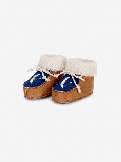 Bobo Choses Baby Beneath The Moon Booties - Light Brown