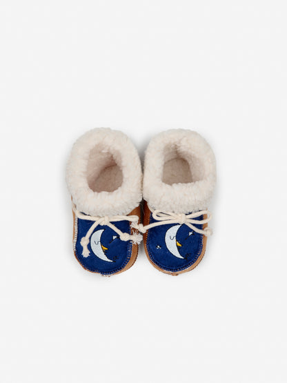 Bobo Choses Baby Beneath The Moon Booties - Light Brown