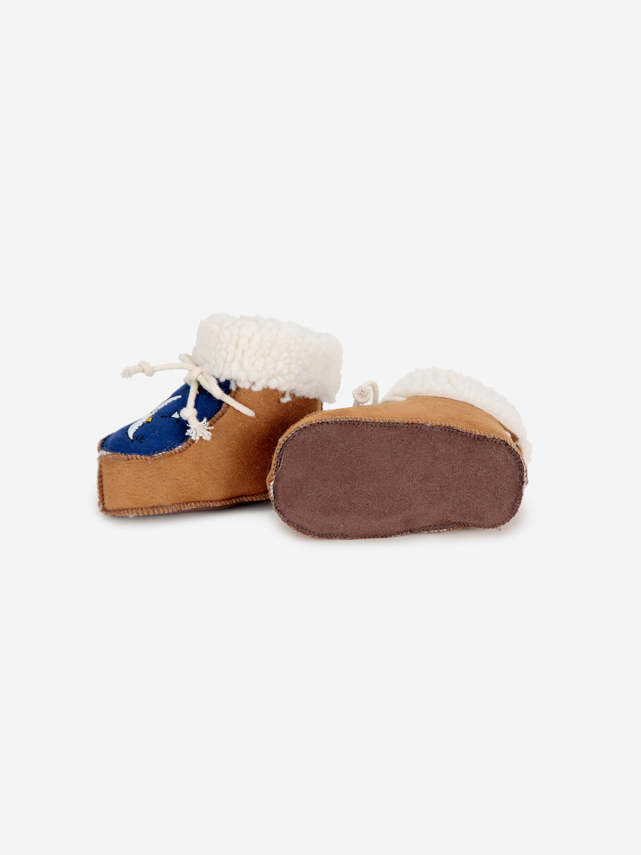 Bobo Choses Baby Beneath The Moon Booties - Light Brown