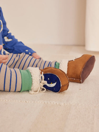 Bobo Choses Baby Beneath The Moon Booties - Light Brown