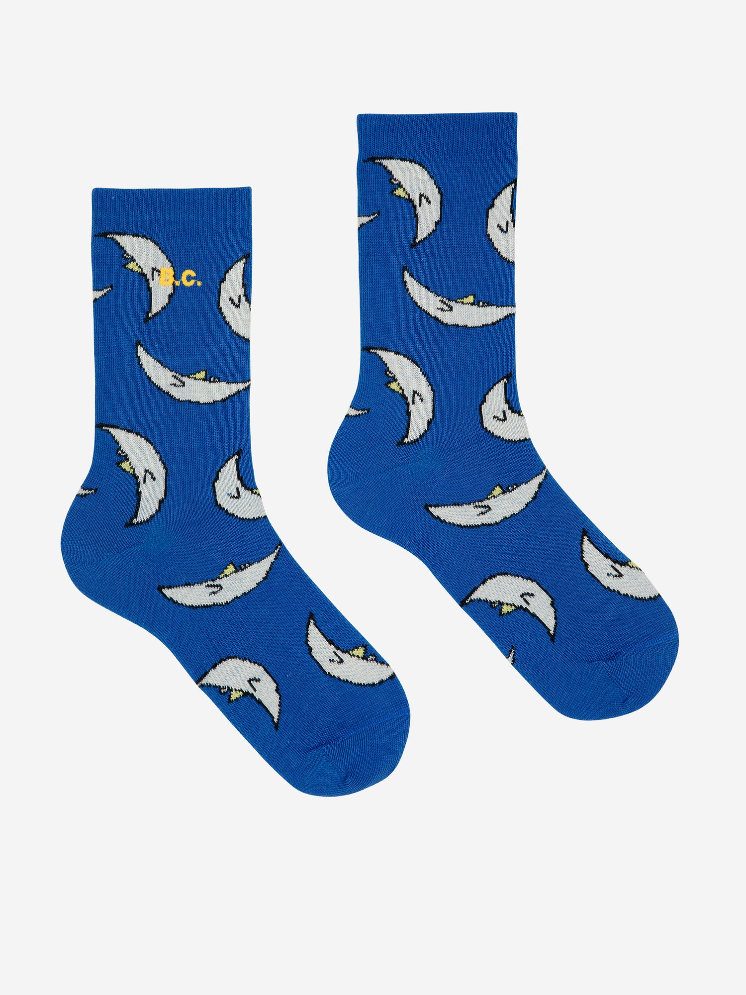 Bobo Choses Beneath The Moon All Over Long Socks - Navy Blue