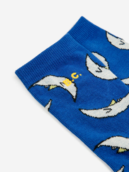 Bobo Choses Beneath The Moon All Over Long Socks - Navy Blue