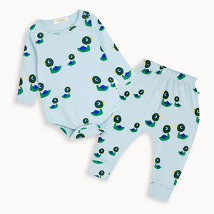 Bonnie Mob Brook Long Sleeve Bodysuit  - Ducks