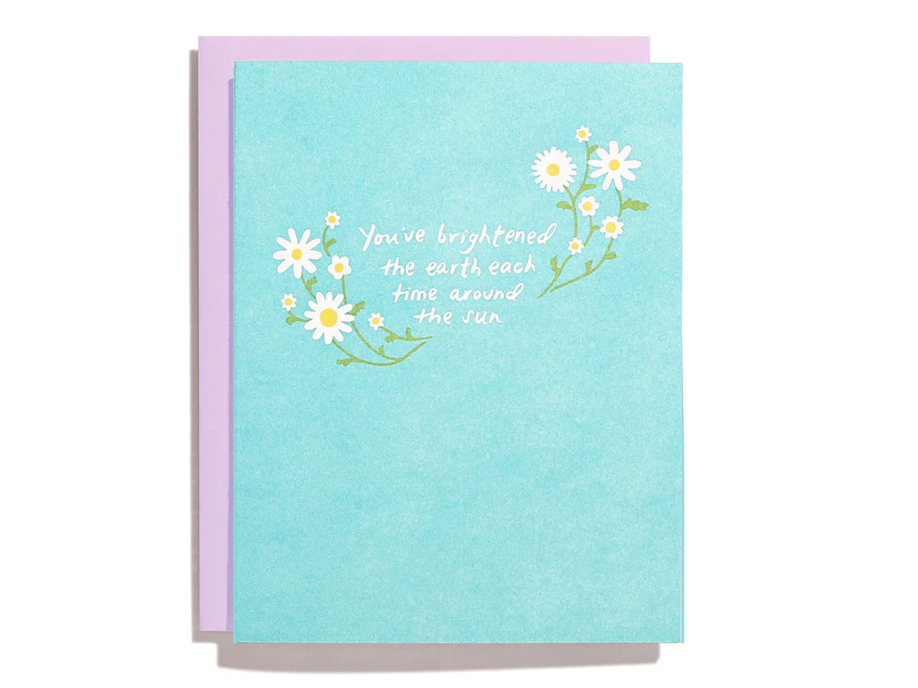 Shorthand Brighten The Earth Greeting Card