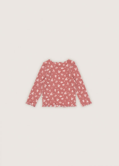 The New Society Classic Betsy Baby Tee - Barbara Print