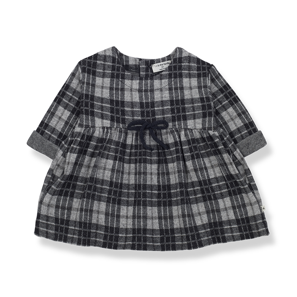 1 + In The Family Claudia Dress - Anthracite