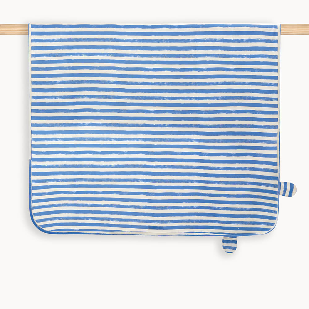 Bonnie Mob Clownfish Baby Shawl - Blue Stripe