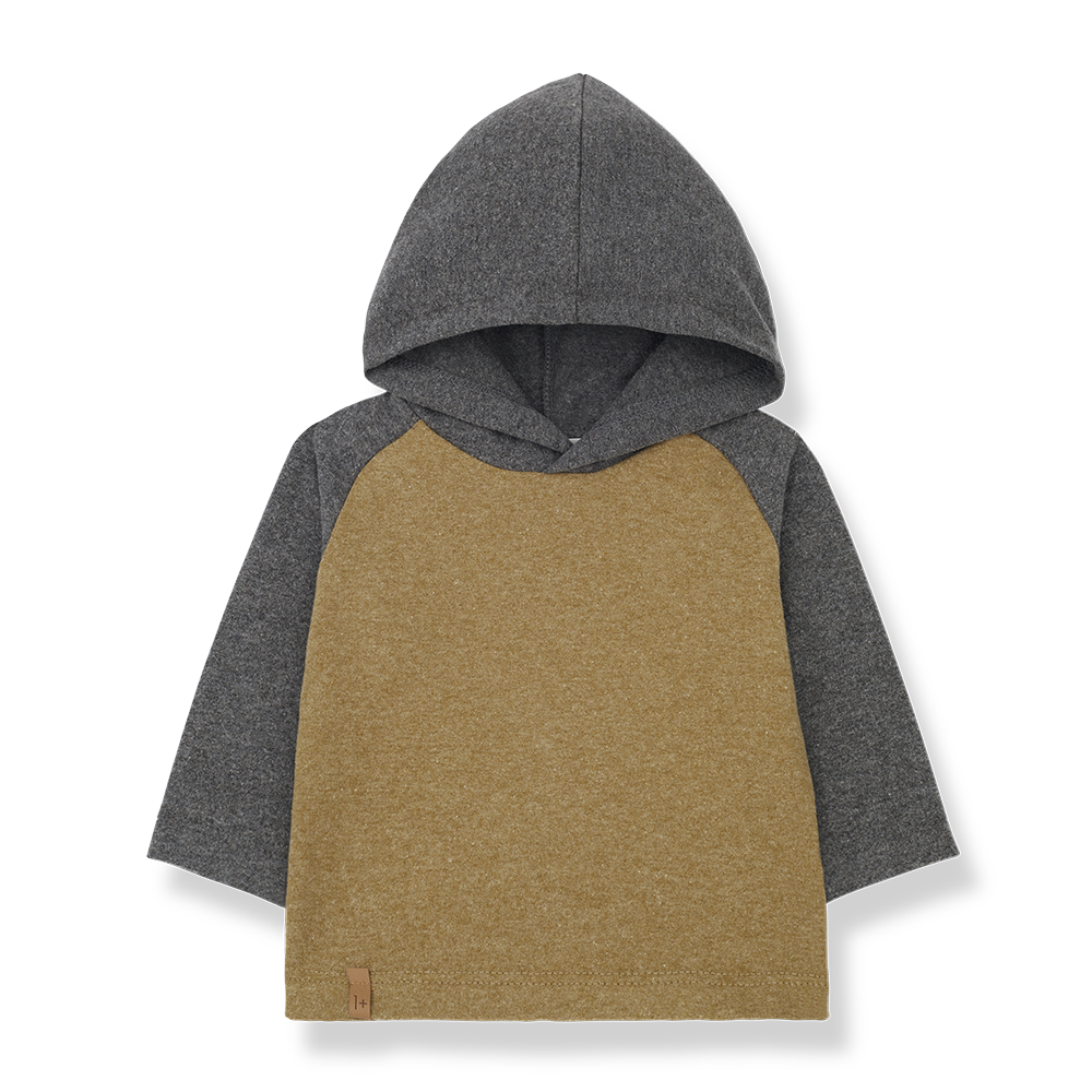 1 + In The Family Damia Hooded T-Shirt - Ochre