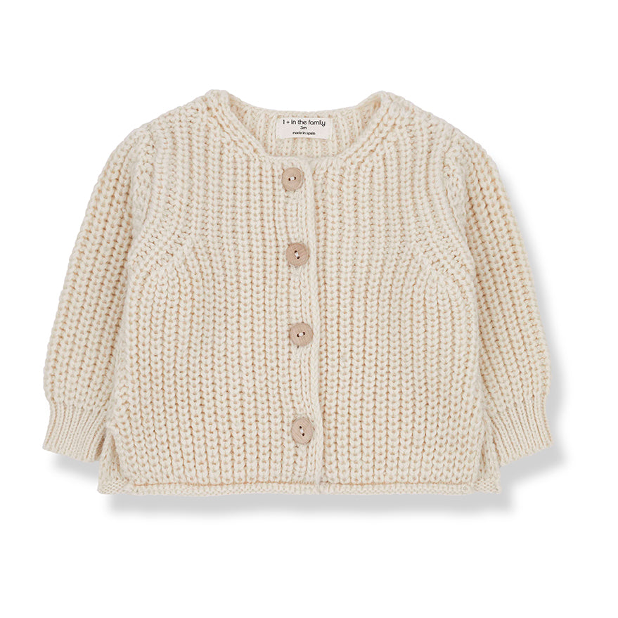 1+ in the Family Delphine Jacket Cardi - Ecru