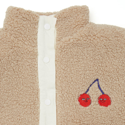 The Campamento Teddy Cherry Jacket