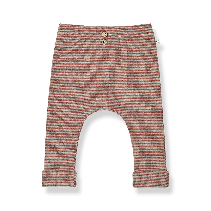 1+ in the Family Edwin Leggings - Pumpkin-Taupe