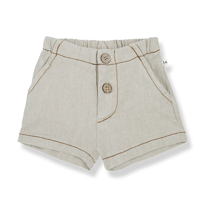 1+ in the Family Elton Bermuda Shorts - Beige