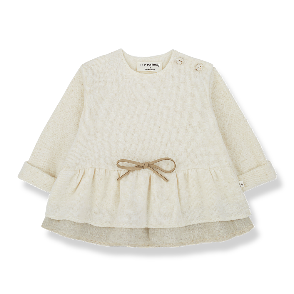 1 + In The Family Ester Blouse - Ecru