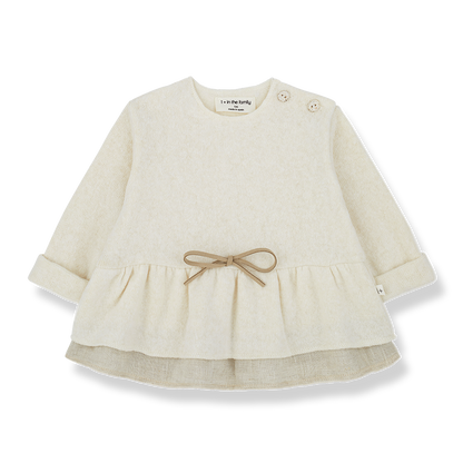 1 + In The Family Ester Blouse - Ecru